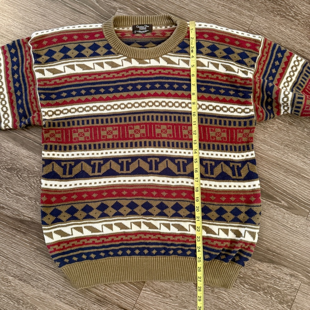 Dior Multicolor Patterned Sweater - image 7